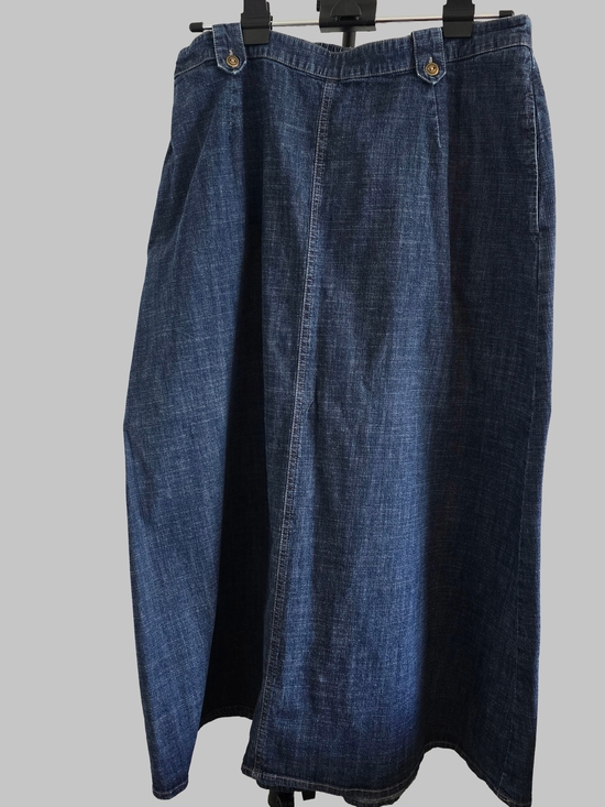 Napa Valley Dresses & Skirts - Napa Valley Woman Dark Wash Denim Maxi Skirt Size 18W